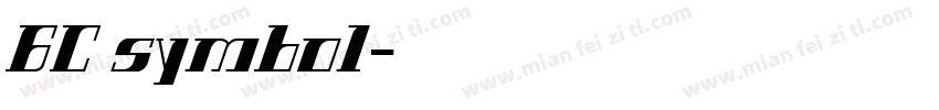 GC symbol字体转换